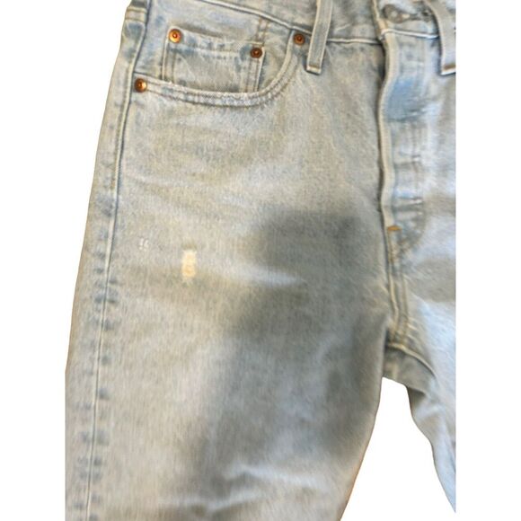 Levi's 501 Skinny High Rise Button Fly Women's Jeans 28x28L - Picture 4 of 8